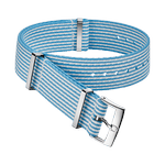 NATO表带 - 蓝白相间条纹尼龙表带 - 031CWZ010682w